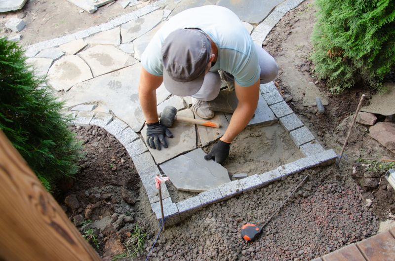 Flagstone Patio Grout Repair