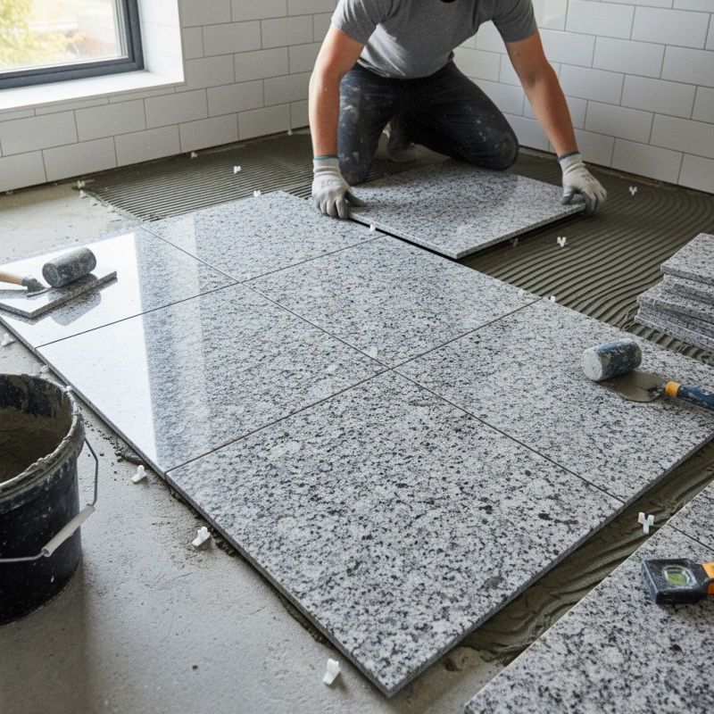 Marble Tile Floor Installation in Wilmington, NC